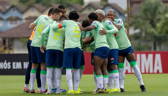 Seleção encerra período de treinos na Granja Comary para Pré-Olímpico